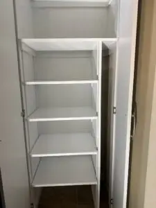 Custom Linen Closet Installation in Bentonville
