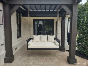 Porch Swing Assembly and Installation in Fayetteville