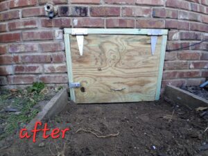 Crawl Space Door Repair in Rogers