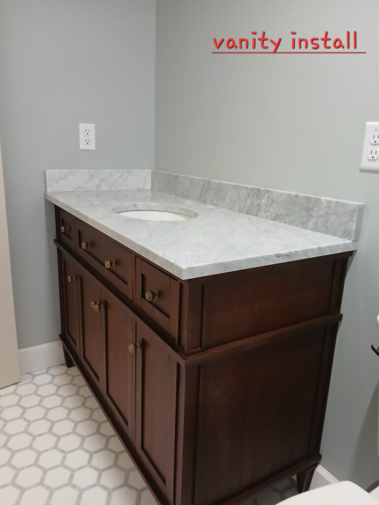 Bathroom Vanity Installation in Bentonville