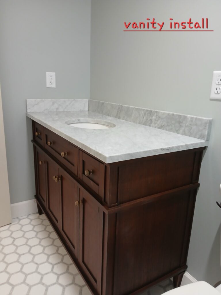 Vanity Installation in Bentonville