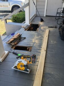 Rotten Deck Board Replacement in Rogers — Deck Maintenance